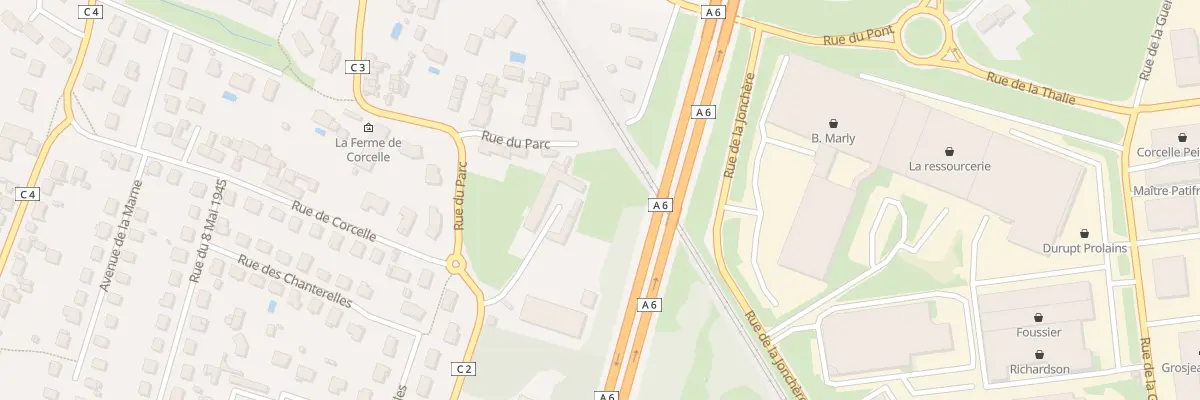 Plan du 6 Rue du Parc à Châtenoy-le-Royal