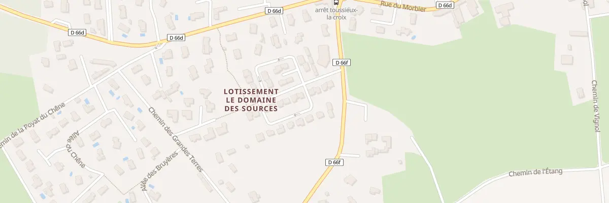Plan du 79 Rue des Sources à Toussieux