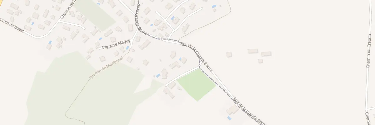 Plan du 46 Che de la Grande Borne à Ternay