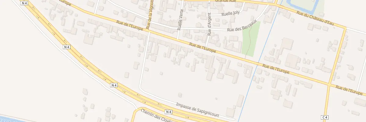 Plan du 39 Rue de l’Europe à Perthes