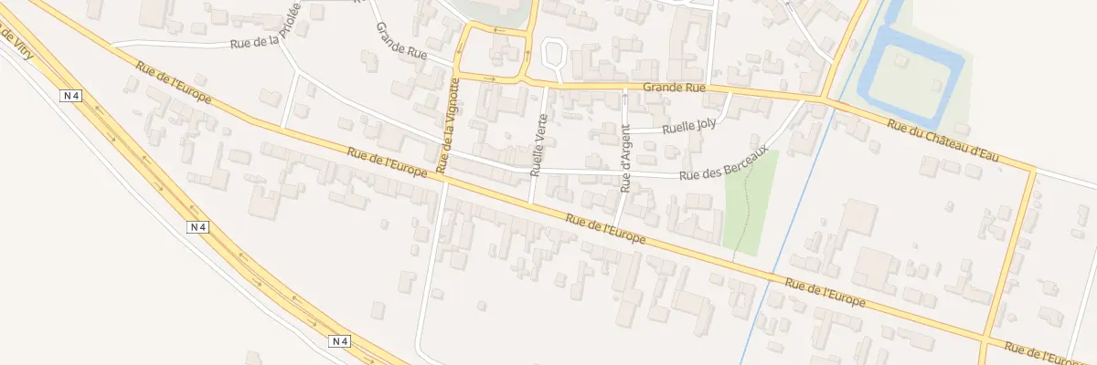 Plan du 54 Rue de l’Europe à Perthes