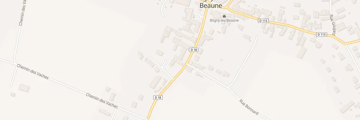 Plan du 12 Rte de Chalon-sur-saône à Bligny-lès-Beaune