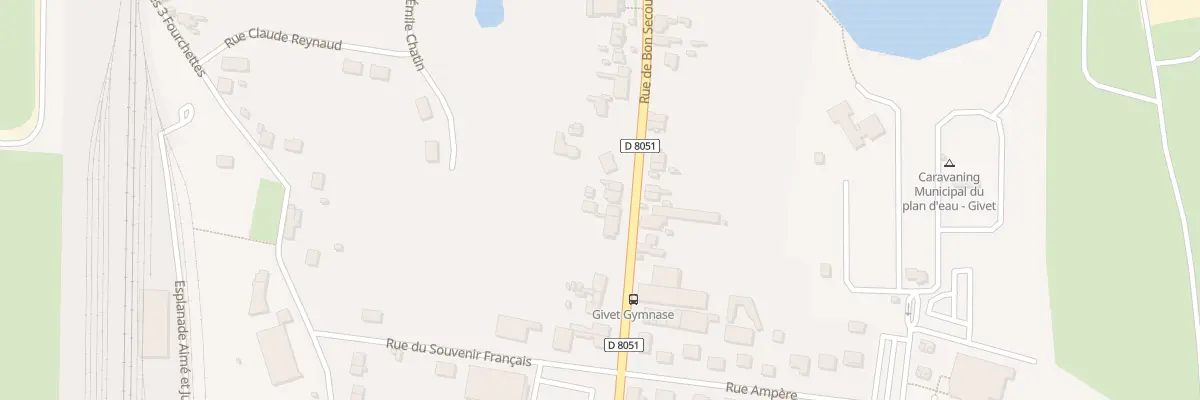 Plan du 59 Rue de Bon Secours à Givet