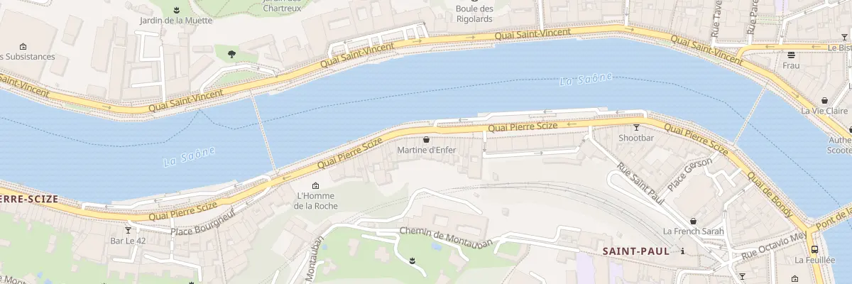 Plan du 74 Quai Pierre Scize à Lyon 5e Arrondissement