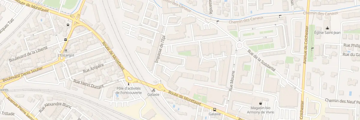 Plan du 4 Imp de l’Epi à Avignon