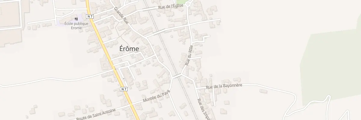 Plan du 5158 Le Village à Érôme