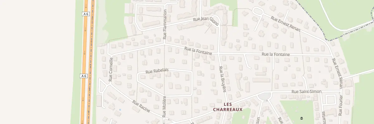 Plan du 33 Rue Rabelais à Chalon-sur-Saône