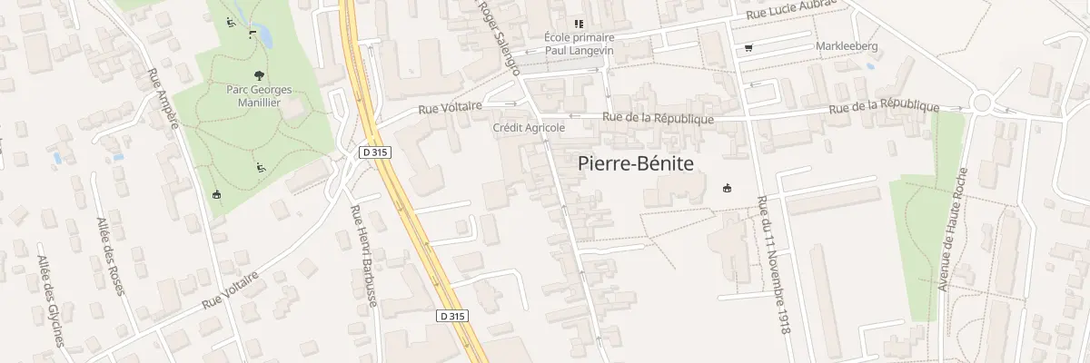 Plan du 108 Rue des Martyrs de la Liberati à Oullins-Pierre-Bénite