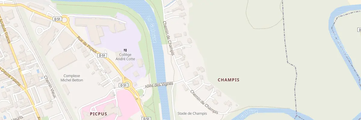 Plan du 20 Che de la Brassière à Saint-Vallier