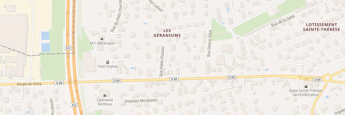 Plan du 62B Rte de Givry à Saint-Rémy