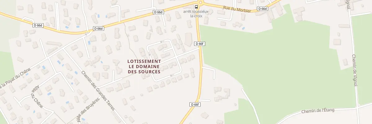 Plan du 49 Rue des Sources à Toussieux