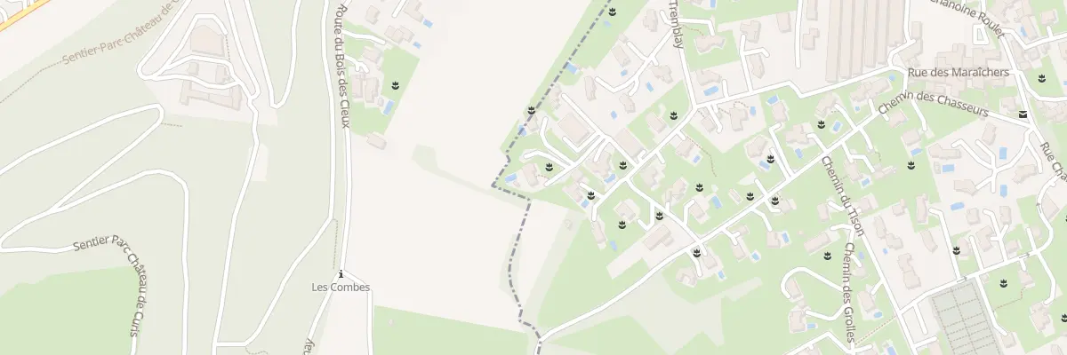 Plan du 25 Che des Chasseurs à Curis-au-Mont-d’Or