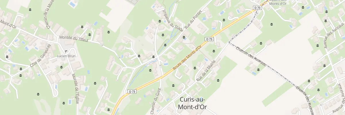 Plan du 839 Rue du Pontet à Curis-au-Mont-d’Or