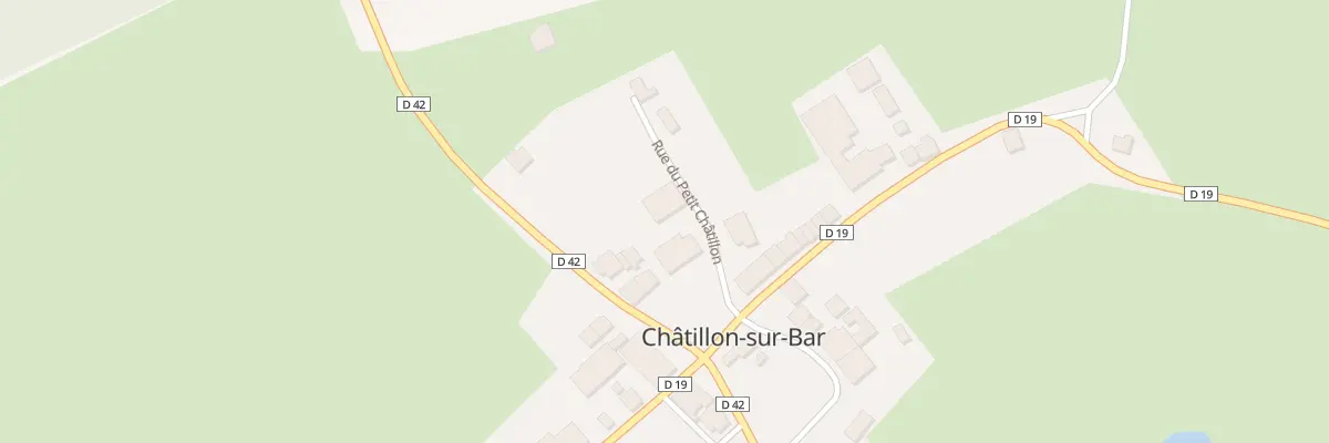 Plan du 2 Pl du Village - Chatillon à Belleville-et-Châtillon-sur-Bar