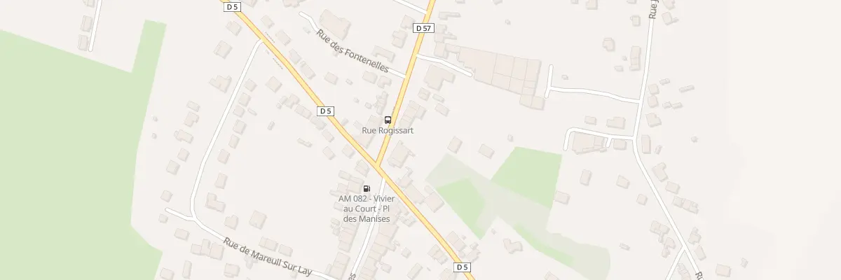 Plan du 8 Rue Jean Rogissart à Vivier-au-Court