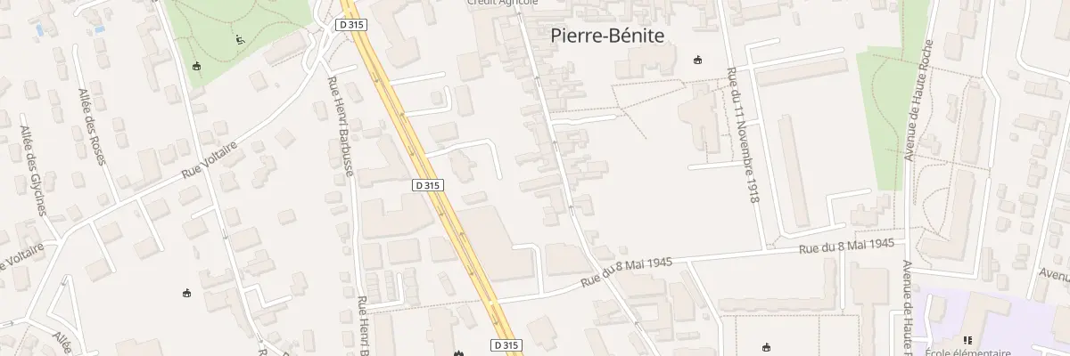 Plan du 132 Rue des Martyrs de la Liberati à Oullins-Pierre-Bénite