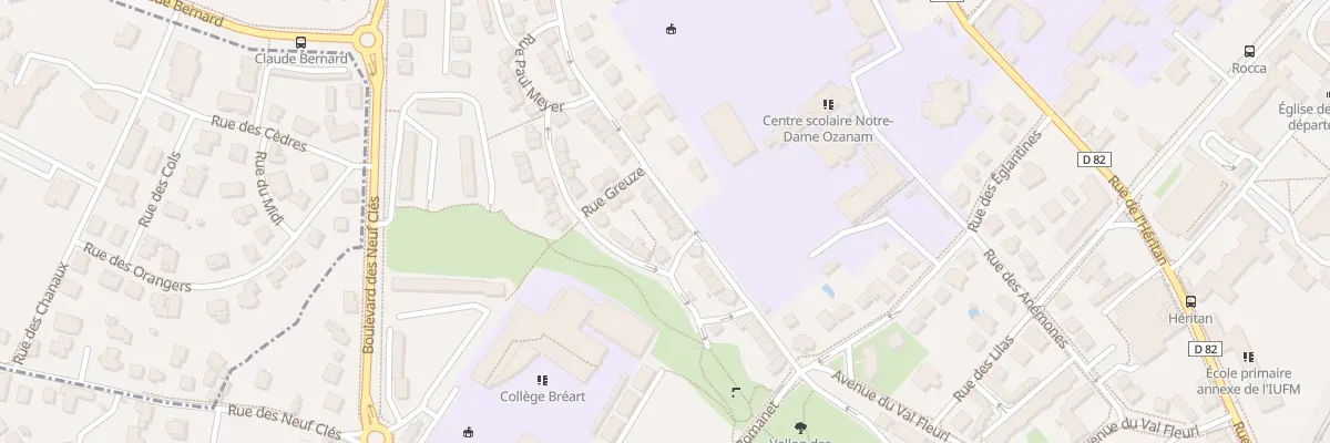 Plan du 43 Rue de Verdun à Mâcon