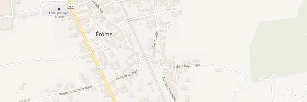 Plan du 5167 Le Village à Érôme