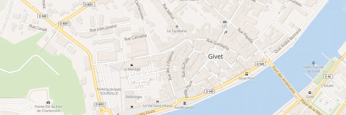 Plan du 28 Rue des 3 Pigeons à Givet