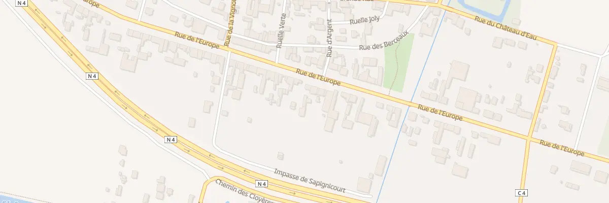 Plan du 35 Rue de l’Europe à Perthes