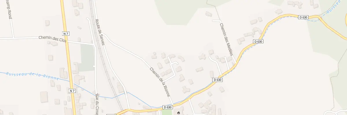 Plan du 5 Lot Les Mottes à Érôme
