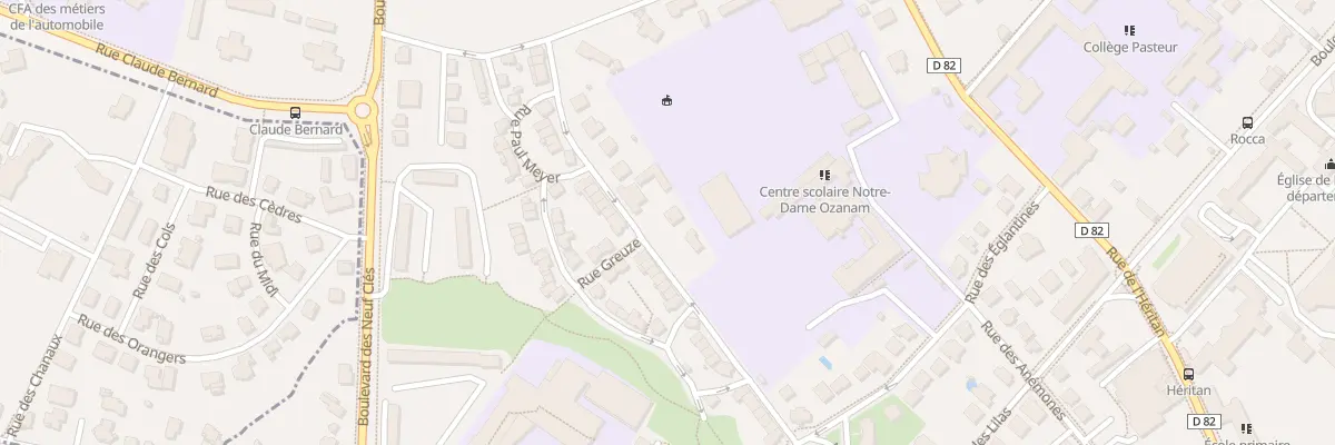 Plan du 20 Rue de Verdun à Mâcon