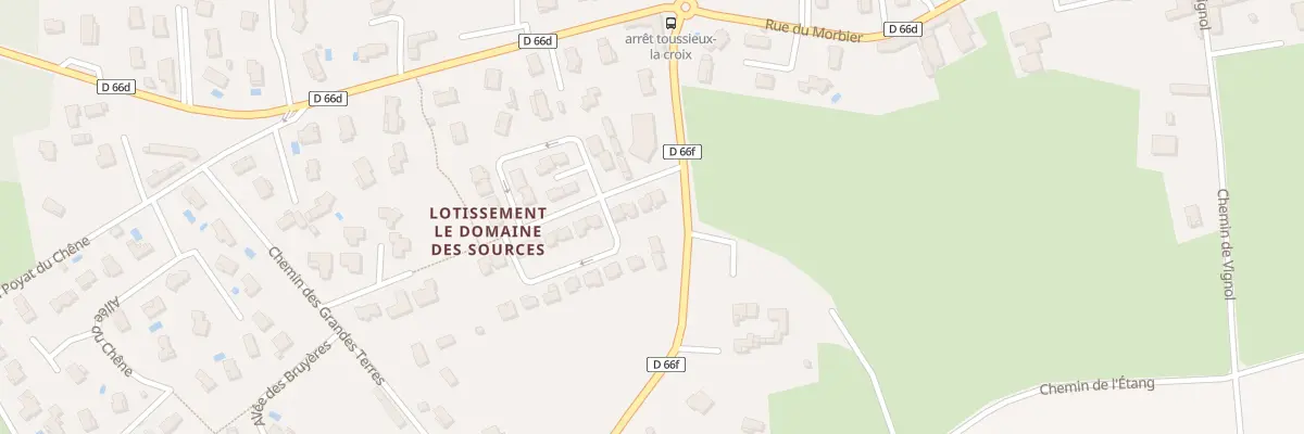 Plan du 31 Rue des Sources à Toussieux