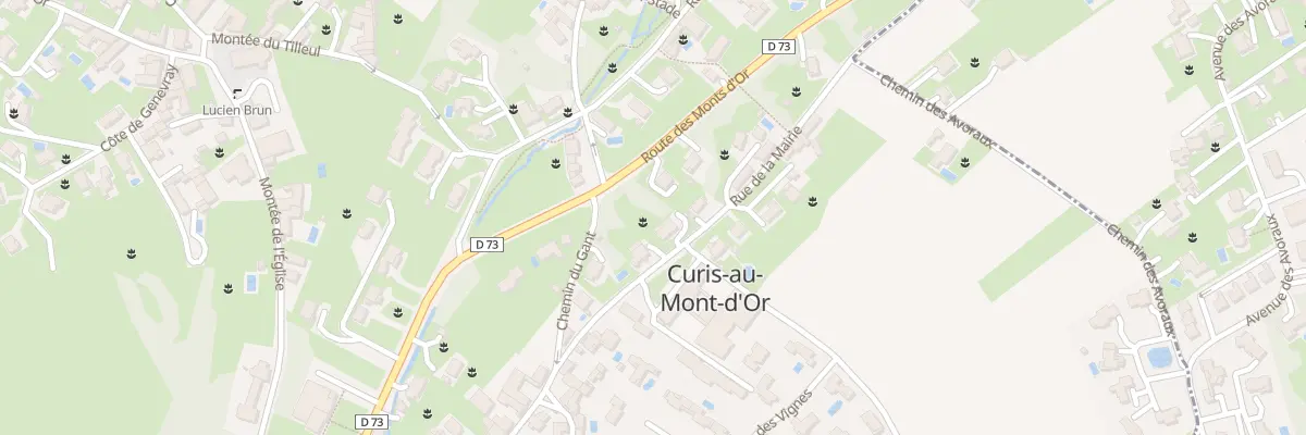 Plan du 336 Rue de la Mairie à Curis-au-Mont-d’Or