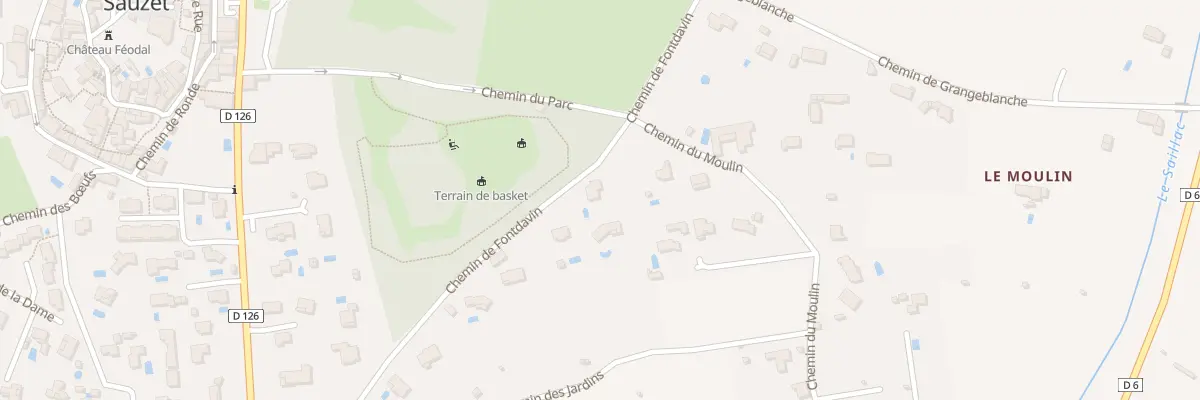 Plan du 5000 Fontdavin à Sauzet