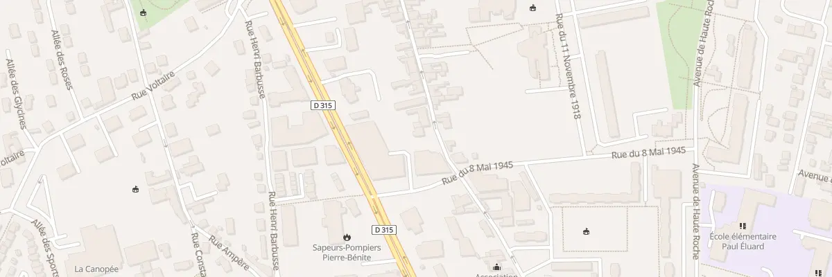 Plan du 140 Rue des Martyrs de la Liberati à Oullins-Pierre-Bénite