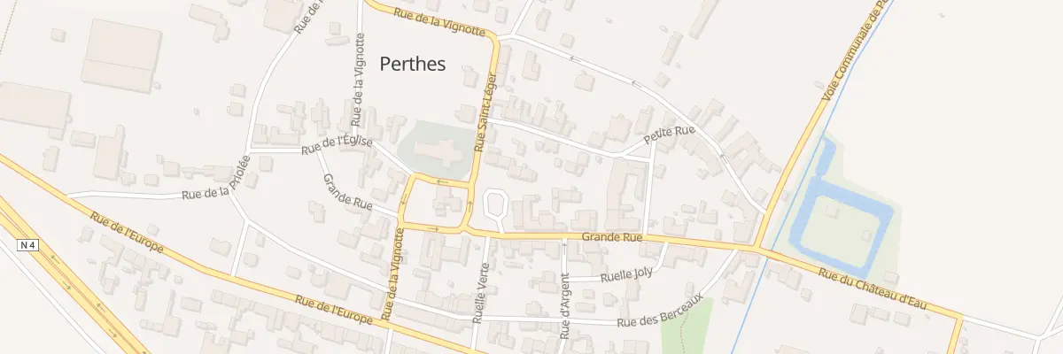 Plan du 1 Pl de l’Eglise à Perthes