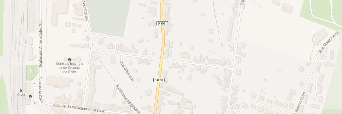 Plan du 10 Rue de Bon Secours à Givet