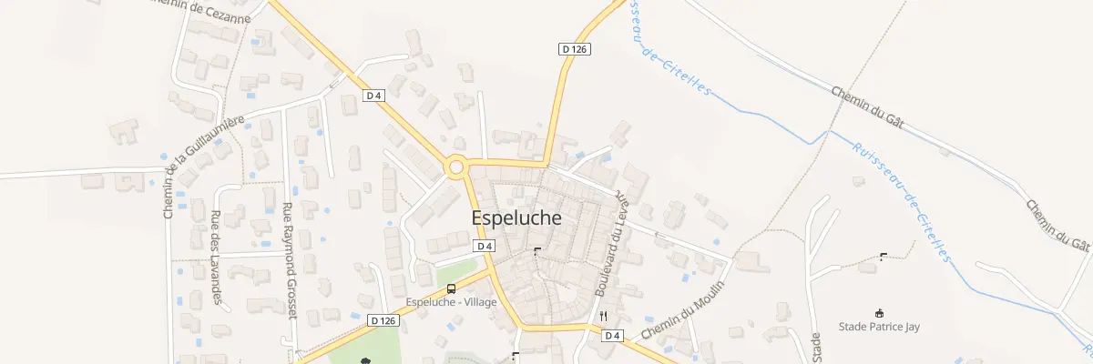 Plan du 5025 Le Village à Espeluche