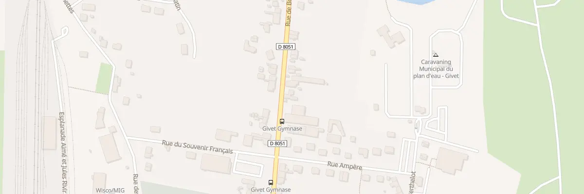 Plan du 68 Rue de Bon Secours à Givet