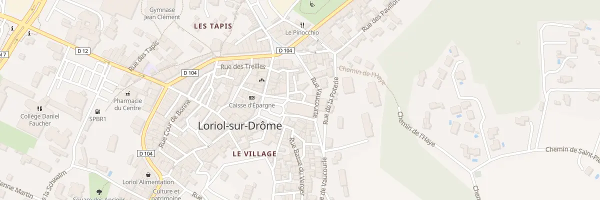 Plan du 10 Rue Saint Romain à Loriol-sur-Drôme