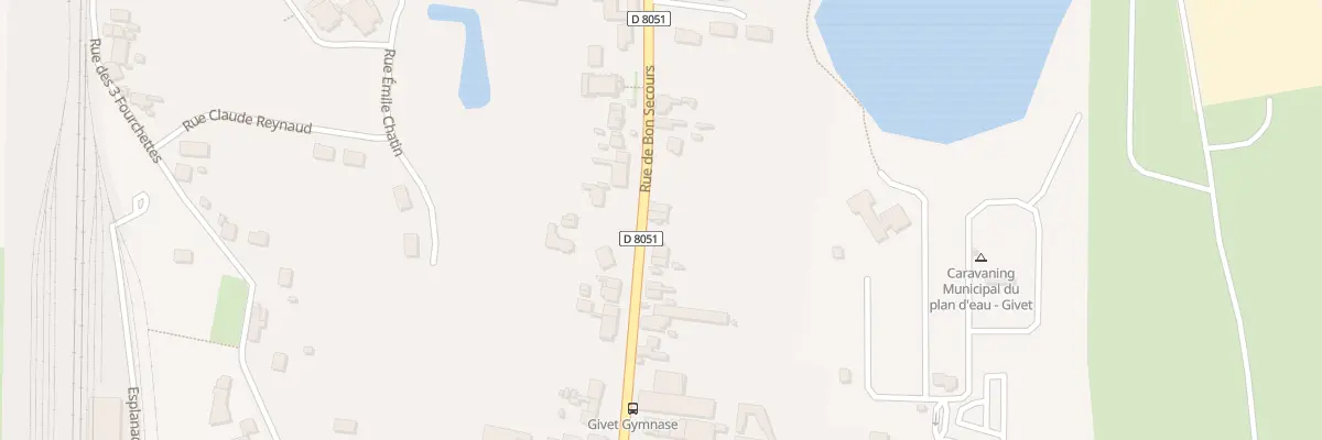 Plan du 86 Rue de Bon Secours à Givet