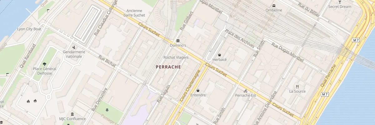 Plan du 30 Crs Suchet à Lyon 2e Arrondissement