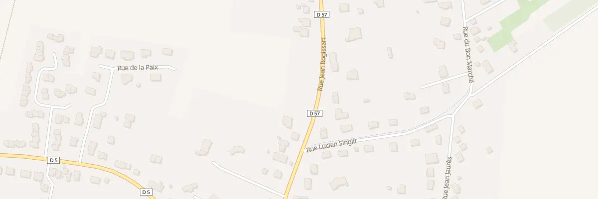 Plan du 5897 Rue Jean Rogissart à Vivier-au-Court