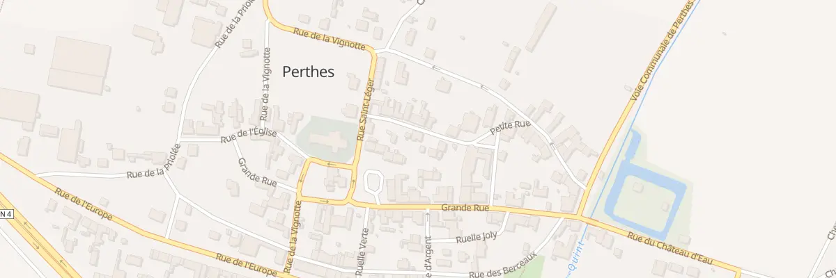 Plan du 20 Ptr Petite Rue à Perthes
