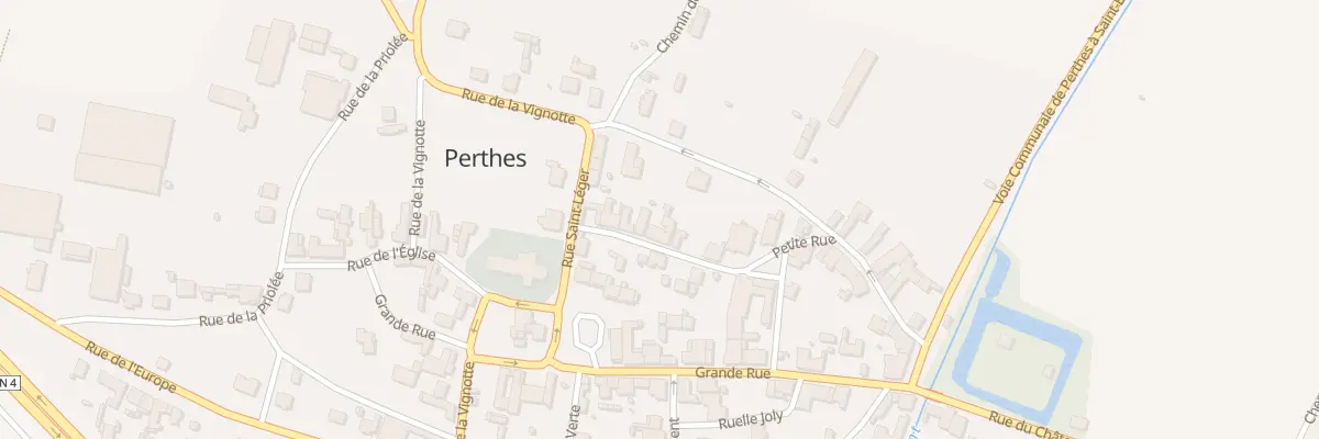 Plan du 22 Ptr Petite Rue à Perthes