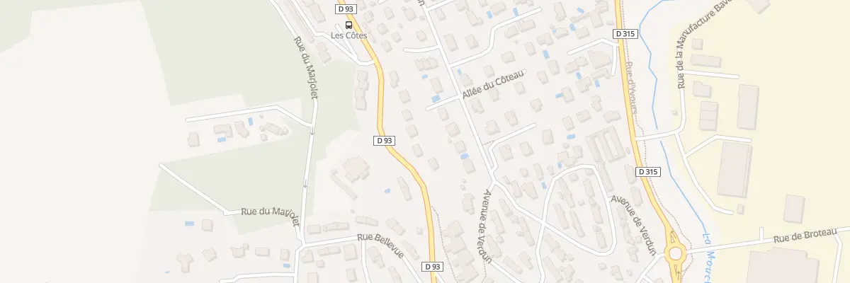 Plan du 88 Route Neuve à Irigny