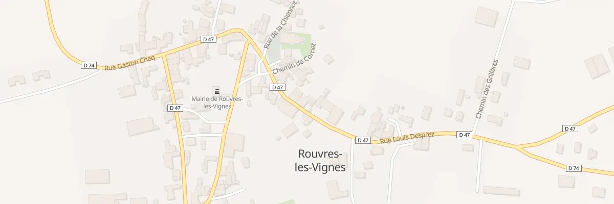 Plan du 7 Rue Louis Desprez à Rouvres-les-Vignes