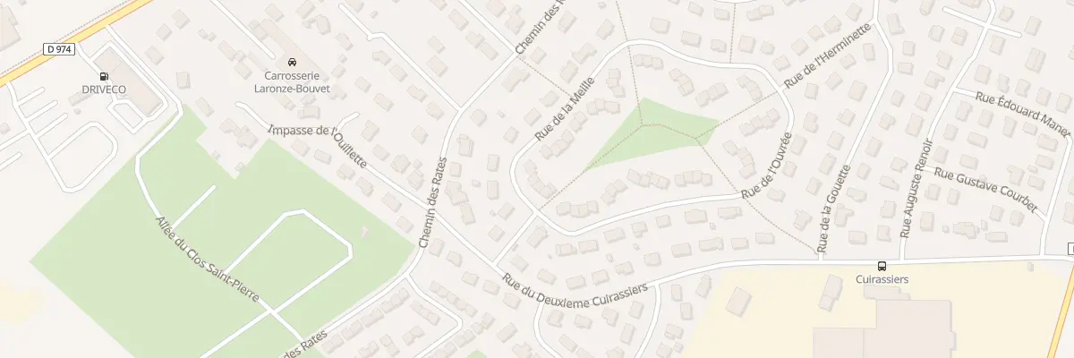 Plan du 6 Rue de la Meille à Beaune