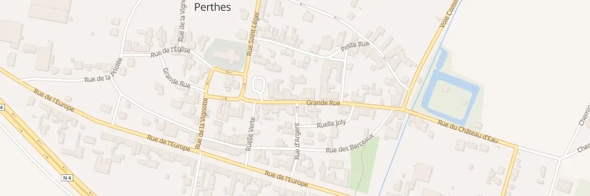 Plan du 14 Gr Grande Rue à Perthes