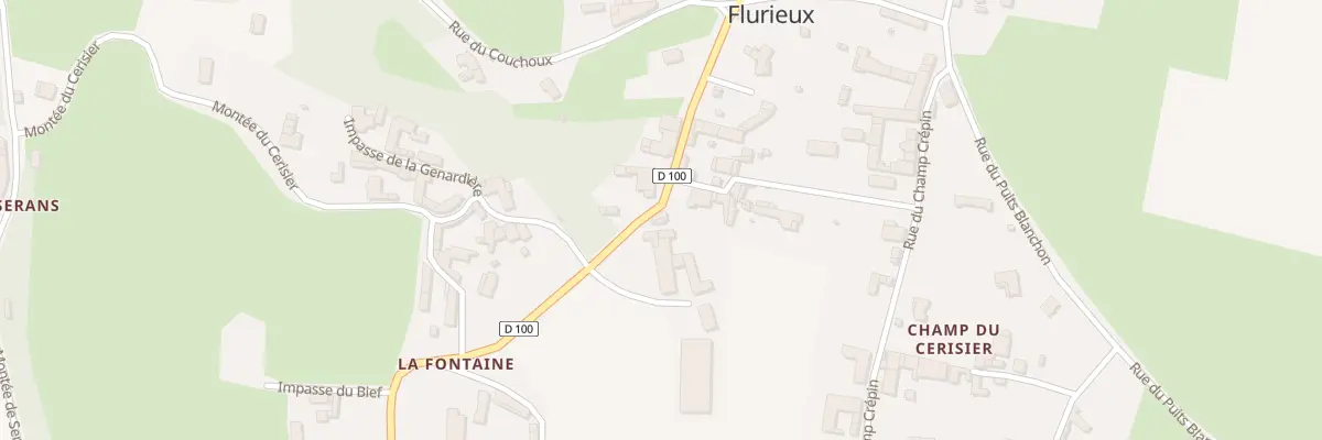 Plan du 5078 Flurieux à Mogneneins
