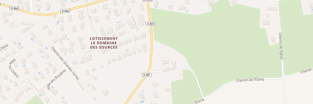 Plan du 181C Rte de Trevoux à Toussieux