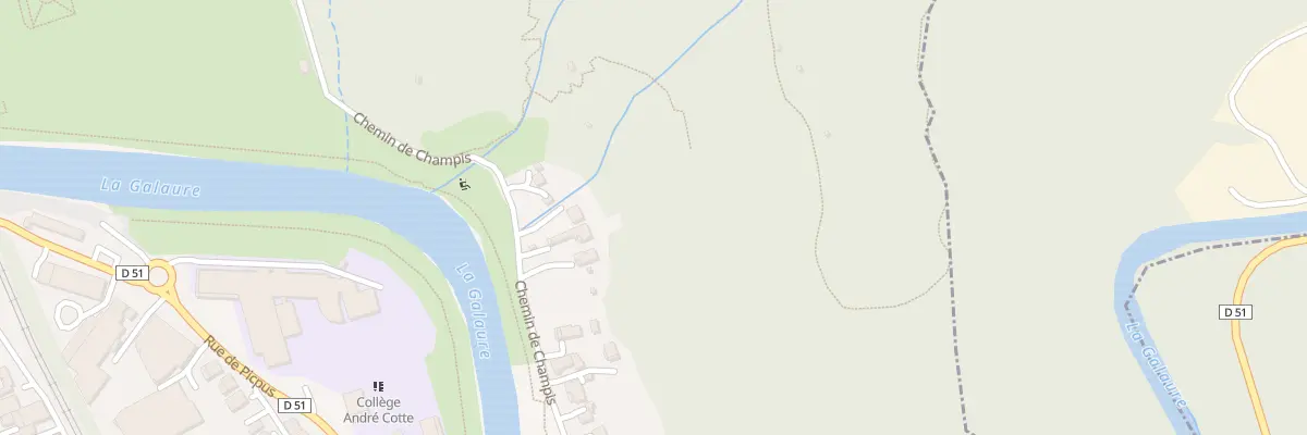 Plan du 9023 Champis à Saint-Vallier