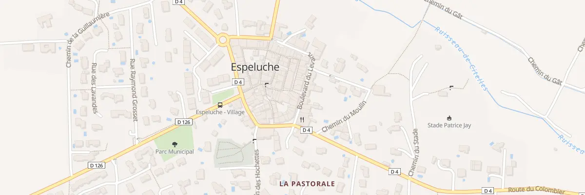 Plan du 5038 Le Village à Espeluche