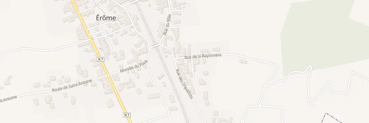 Plan du 5179 Le Village à Érôme