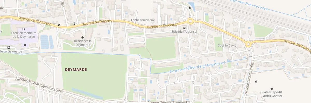 Plan du 9001 Cité de l’Argensol à Orange